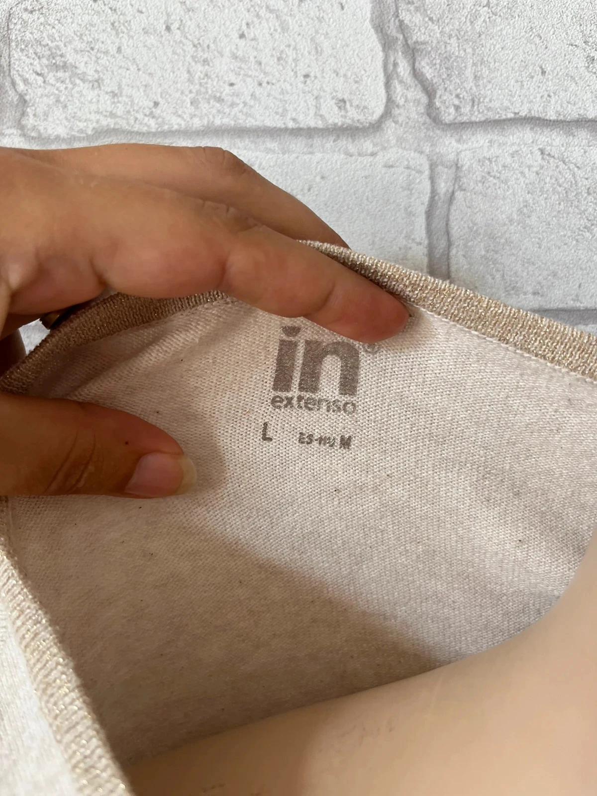 Beige long-sleeved top - Size 40 - In Extenso – photo 2
